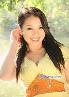 Pretty Chinese Girl In A Yellow Dress